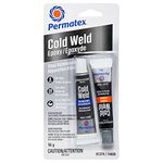 Permatex 81374 Cold Weld Steel Reinforced Epoxy, 2x28g,Grey