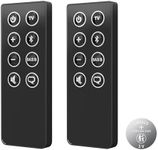 2PCS Replacement Remote Control for Bose Solo 5 10 15 Sound Bar, Compatible with Bose Solo 5 10 15 Series II TV Sound System 410376 418775 431974 845194 740928-1120 838309-1100 with CR2025 Battery