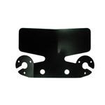 Tow bar bumper protector, BLACK, Large, Double bracket, Tow-Tekta Guard, Maypole