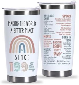 tGifGLonyi 30th Birthday Gifts For Women Her, Turning 30 Years Old Birthday Gifts, Best Gifts for 30 Year Old Women Mom Wife Friends, 1994 Birthday Gifts, 30th Birthday Tumbler 20oz