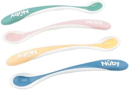 Nuby Hot Safe Feeding Spoons, 4 Count