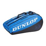 Dunlop FX Club 10 Racket Tennis Bag, Black/Blue