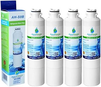4x AquaHouse AH-S0B filtro de agua compatibles para Samsung nevera DA29-00020B, HAF-CIN/EXP, DA97-08006A-B, DA29-00020A