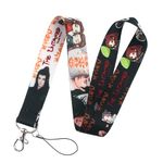 Pinstant The Untamed Mo Dao Zu Shi Danmei Novel TV Show 17.7" Neck Lanyard Keychain Holder ID Badge Mobile Phone Pin Strap, Black