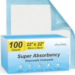 100 Count 22” x 22” Super Absorbenc