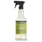 Mrs. Meyer's Clean Day Glass Cleaner Spray, Biodegradable Formula, Mirror & Window Cleaner - Great for Indoor & Outdoor Glass Surfaces, Lemon Verbena Scent, 708 ml Spray Bottle