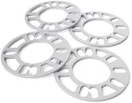 Universal Wheel Spacers 5mm PCD 98 to 120 fit for 4 & 5 Lug Multiple Bolts Pattern Vehicle, 4pcs for 4X100 5X108 5X110 5X112 5X115 5X120 5X4.5 5X100 charger chrysler tesla e350 sl500 r230 f150