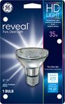 GE Lighting 74869 35-Watt 270-Lumen Track and Recessed PAR20 Halogen Light Bulb, Reveal