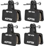 AGPTEK Bike Brake Pads, High-Performance Brake Pads, Resin Disc Brake Pads & Spring for Mountain Bike Disc Brakes, 4 Pairs Bike Pads, Compatible with TRP Tektro Shimano Deore Br, Black