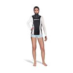 Mares Women's Fire Skin Dives Long Sleeve with Hood Rash Guards Black, Medium