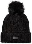 UGG Knit Cable Beanie with Faux Fur