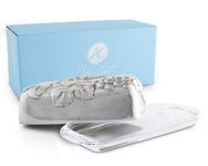 Arthur Court Designs Aluminum Grape Covered Butter Dish with Glass Dish