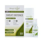 Perspi-Guard Sweat Defence Odour Control Body Wash & Maximum Strength Antiperspirant - Antibacterial Shower Gel & Anti Perspirant Deodorant for Men & Women for Excessive Sweating - 200ml & 30ml