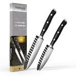 nuovva Professional Paring Knife Set – Utility Kitchen Knives – German High Carbon Stainless Steel – Sharp Vegetable Knife Set – 5 inch Paring Knife, 3.5 inch Utility Knife