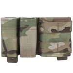 OAREA Tactical Airsoft 5.56 9mm 1+2 Side Triple Magazine Pouch Fast Draw MOLLE Mag Pouch Camouflage Vest Molle Ammo Pouch Bags(MG-F-06-CP)