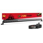 Firehawk LED Light Bar 42 Inch 90,000LM, 2024 New Japanese L-A-B Chips, Spot Flood Combo Beam, Driving Off Road Fog Work for Truck Pickup ATV UTV SUV Cart IP68 Waterproof with 12V Wiring Harness kit