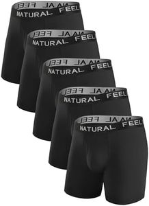 Natural Feelings Mens Underwear Polyester Boxer Briefs for Men Pack Stretch Performance Quick Dry Sports Underwear XXL