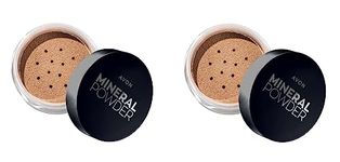 2 x Avon Mineral Loose Powder Foundation - All Shades (Medium Beige)