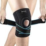 Docbraces Knee Brace for Knee Pain, Adjustable Compression Knee Support Wrap with Side Stabilizers & Patella Gel Pad. Pro for Meniscus Tear,ACL,MCL,Arthritis, Joint Pain Relief,Injury Recovery