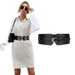 XIAOWU Women Stretchy Wide Waist Belt for Dresses Elastic Belt for Women Cinch Belt