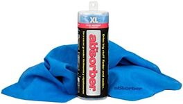 CleanTools The Absorber XL Synthetic Premium Drying Chamois Cloth for Car: Super Absorbent, Scratch-Free and Washable | 29-Inch x 18-Inch, Blue (PN: 34944-34942)