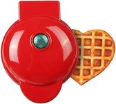 KITment Heart Mini Waffle Maker In Australia, Electric Pancake Maker Sandwich Grill Chaffle Irons Breakfast Snack Machine, for Hash Browns Toast Grilled Cheese Quesadilla Cookies, Heart Shape