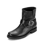 Frye Women's Veronica Bootie Leather Boots Black/Soft Full Grain, Size 9