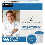 Emeril's Big Easy Bold, Rainforest Alliance, Dark Roast Coffee, 96 Count