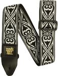 Ernie Ball Black Heart Jacquard Strap