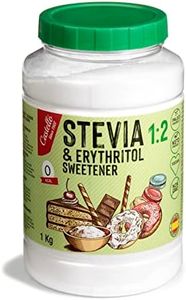 Dolcificante Stevia + Eritritolo 1:2 | 1g = 2g zucchero | Sostituto dello Zucchero 100% Naturale - 0 Calorie - 0 Indice Glicemico - Keto e Paleo - 0 Carboidrati - No OGM - Castello since 1907-1 kg