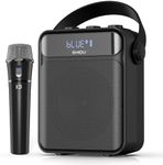 SHIDU Voice Amplifier with Wireless Microphone Handheld, Wireless Voice Amplifier for Teacher, Bluetooth Power Amplifier Portable Megaphone PA System for Classroom Speech Meeting Instructor Outdoor