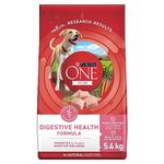 Purina ONE +Plus Dry Dog Food, Digestive Health with Chicken - 5.4 kg Bag