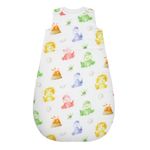 A toddler thing Organic Muslin Aloe Vera Sleeping Bag | Cotton Sleep Sack for Babies | Cozy and Safe | Wearable Baby Blanket | Print - Barney | Pack of 1