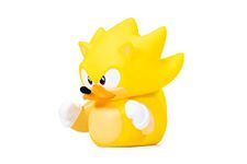 NUMSKULL TUBBZ Sonic The Hedgehog Super Sonic Collectable Duck Vinyl Figure - Official Sonic The Hedgehog Merchandise - TV, Movies & Video Games