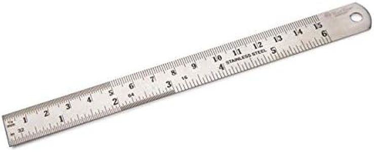 6" (150mm) Stainless Steel Cabinetmaker's Rule
