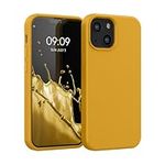 kwmobile Case Compatible with Apple iPhone 13 Mini Case - TPU Silicone Phone Cover with Soft Finish - Honey Yellow