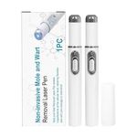 Non-Invasive Mole and Wart Removal Pen, Mole and Wart Removal Laser Pen, Professional Dark Spot Remover Pens, Black Spot & Pimple Remover Pens, for All Skin Types (2pcs)