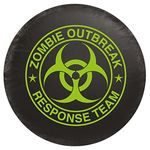 Bully CM-06G Green Zombie Spare Tire Cover - Small