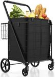 Goplus Shopping Cart for Groceries,