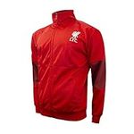 Icon Sports Mens Equalizer Full-Zip Track Jacket UEFA Champions League Soccer Liverpool, Home, Small