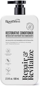 RootStim Rosemary Conditioner for Hair Growth & Thinning Hair - Saw Palmetto & Keratin Infused Volumizing Treatment - Sulfate Free Scalp Care Formula with Argan, Tea Tree & Ginger Oil, 16.9 fl oz