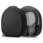 Spigen Klasden Pouch Universal Headphones Case Compatible with Sony WH-1000XM5 / Bose Quiet Comfort/JBL Live Seires/JBL Tune Series - Black