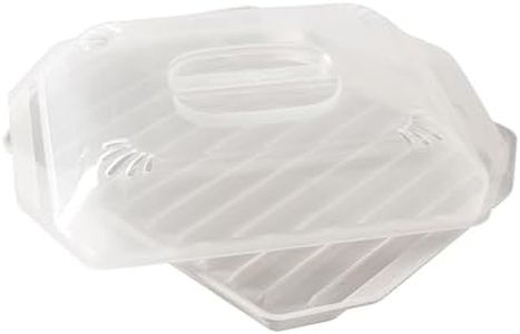 Nordic Ware Bacon Rack with Lid, 10.25x8x2 Inches, White