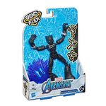 MARVEL Avengers Bend n Flex Action Figure Toy, 6-Inch Flexible Black Panther Figure, For Kids Ages 4 And Up