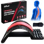 Silreck OrthoWave Back Stretcher - Spinal Alignment and Pain Relief - Premium Back Stretching and Decompression Solution for Home and Office Use - Suitable for Men and Women of All Ages