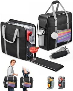 Ninja Slushie Machine Carrying Bag for FS301 & FS300, Front-Opening Ninja Slushie Carrying Case with 3 Carrying Ways & Thick Shoulder Pad, Triple-Layer Protection for Frozen Drink Maker & Accessories