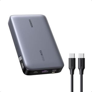 UGREEN 20000mAh 100W Power Bank, Nexode Portable Charger USB C 3-Port PD Fast Charging Battery Pack Digital Display for MacBook, iPad, iPhone 15 Pro, Galaxy S24 Ultra, Steam Deck, Dell XPS and More