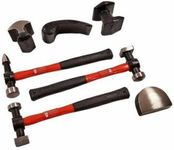 7Pc Car Auto Body Panel Repair Tool with Fibre Body Beating Bumping Hammer Set