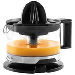 Salter Electric Citrus Juicer – Fresh Orange Press, Juice Extractor, 500ml Measuring Jug, BPA Free, Includes 2 Juicing Cones, 5 Variable Pulp Levels, 2 Way Twist, For Baking & Cocktails, EK5878