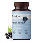 Miduty by Palak Notes Thick and grow, DHT Blockers, Biotin for hair, Essential Amino Acids, L-Cysteine, L-Lysine, supplement for thick hair, Prostate Health, Frequent Urination Problem - 60 Caps